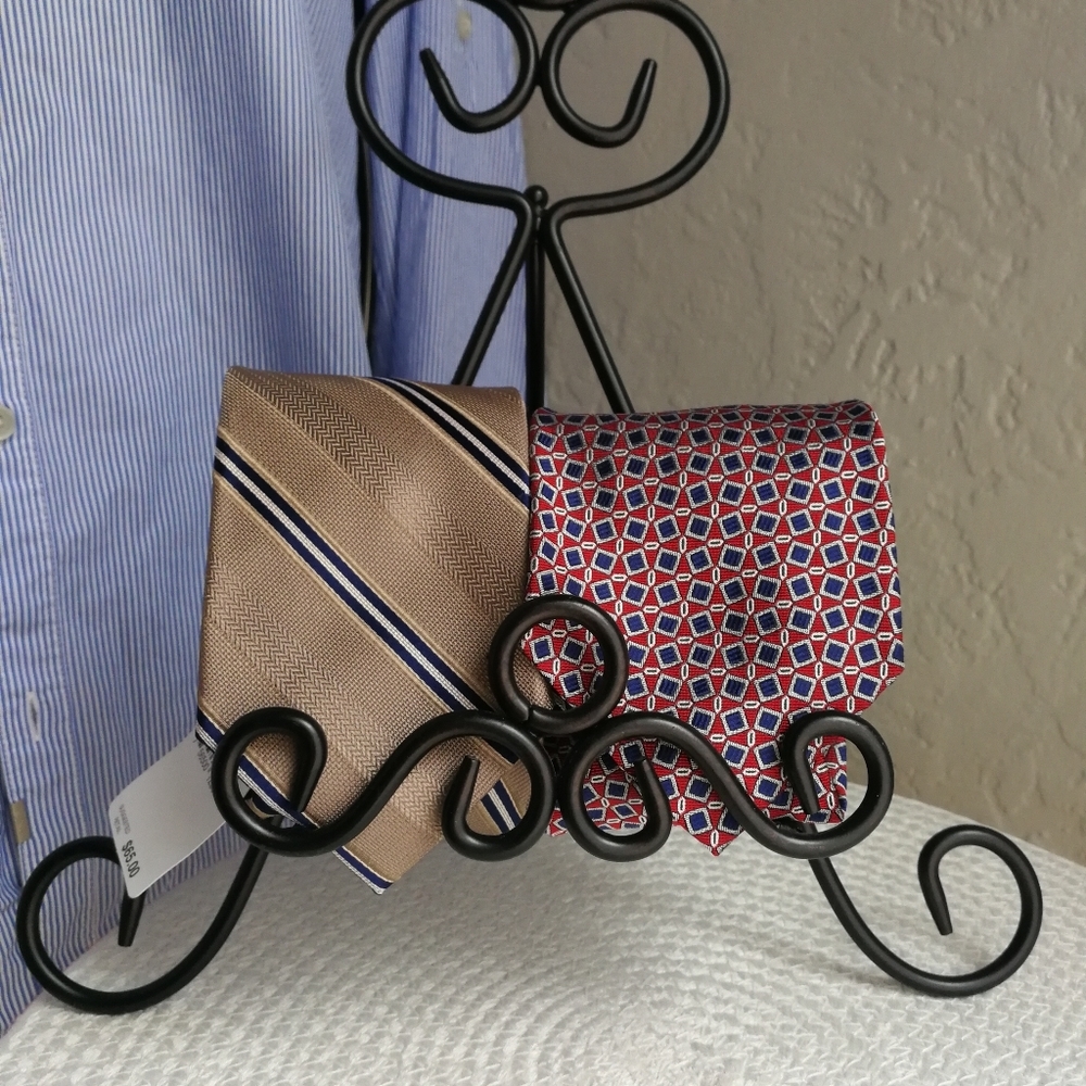 Michael Kors and Lauren Ralph Lauren silk ties